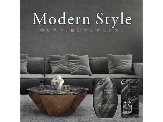 エステー お部屋の消臭力 PremiumAromaStick替ベルベットムスク 1個(ご注文単位1個)【直送品】