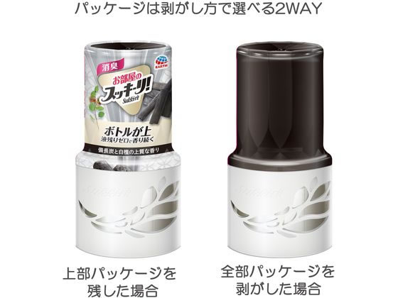 お部屋のスッキーリ 備長炭と白檀の香り 消臭 芳香 1個(ご注文単位1個)【直送品】