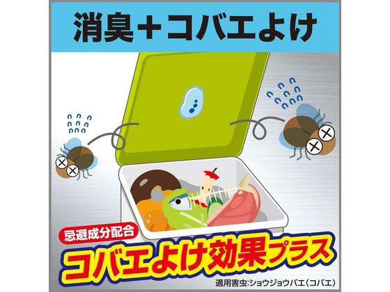 エステー ゴミ箱用 消臭力 コバエよけ効果 メントールスカッシュ 2個 1パック(ご注文単位1パック)【直送品】