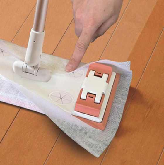 山崎産業 ぞうきんが使えるフローリングワイパーN 1本入 1本（ご注文単位1本)【直送品】