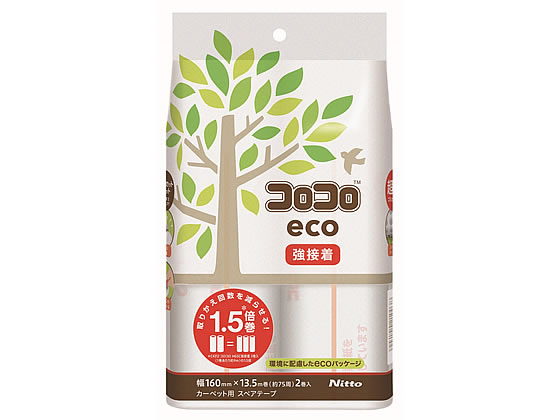 ニトムズ スペアテープコロコロeco 強接着13.5m2巻 CC0003 1パック（ご注文単位1パック)【直送品】