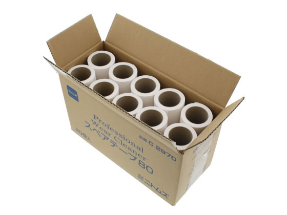 ニトムズ プロフェッショナルウェアクリーナー 80mm幅 スペアテープ 20巻入 1箱(ご注文単位1箱)【直送品】