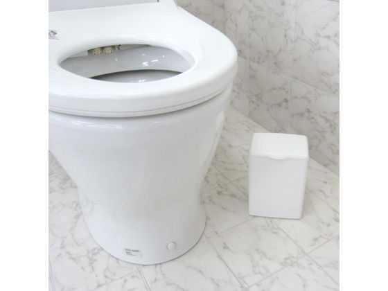 東和産業 PLII トイレコーナーポット ホワイト 1個(ご注文単位1個)【直送品】