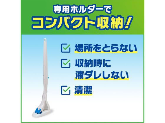 ジョンソン 流せるトイレブラシ 本体+替ブラシ4個 フローラルソープ 1セット(ご注文単位1セット)【直送品】
