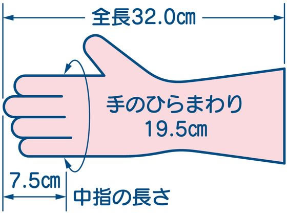 エステー ファミリー ビニール 中厚手 指先強化 S ピンク 1双 1袋（ご注文単位1袋)【直送品】
