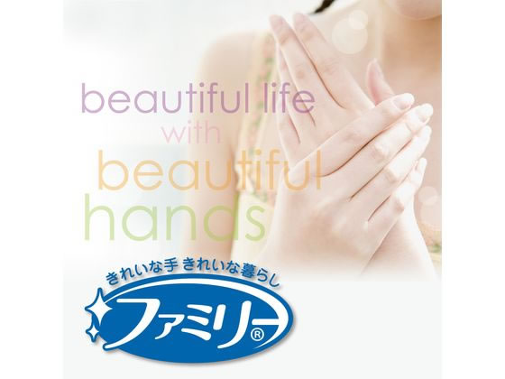 エステー ファミリー ビニール 中厚手 指先強化 M ピンク 1双 1袋（ご注文単位1袋)【直送品】