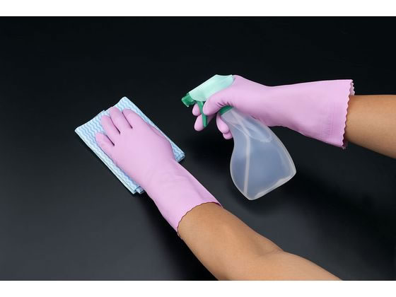 ショーワグローブ ナイスハンド ミュー 中厚手 M ピンク 1袋（ご注文単位1袋)【直送品】