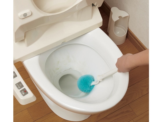 山崎産業 トイレバスボンくん ふさふさクリーナー ケース付 1個(ご注文単位1個)【直送品】