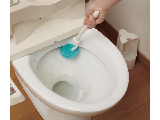 山崎産業 トイレバスボンくん ふさふさクリーナー ケース付 1個(ご注文単位1個)【直送品】