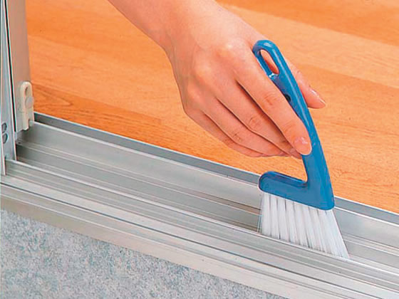 山崎産業 サッシブラシ BR434-000X-MB 1個(ご注文単位1個)【直送品】