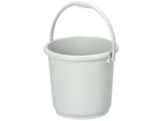 新輝合成 トンボ ニューセレクト バケツ 10L グレー 1個(ご注文単位1個)【直送品】
