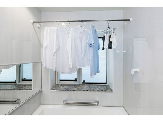 セキスイ ステンレス浴室用伸縮竿 DSM-18 1本(ご注文単位1本)【直送品】