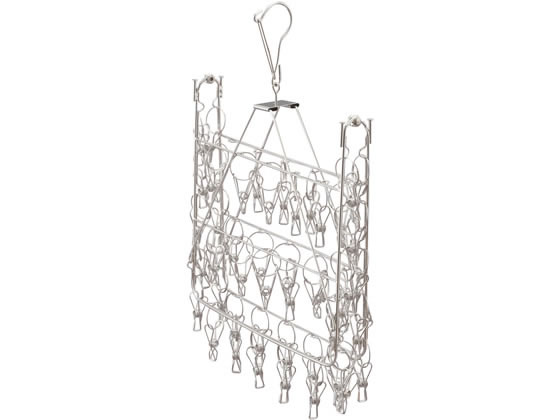 アイリスオーヤマ ステンレス ピンチハンガー 50ピンチ PIH-50SH 1個(ご注文単位1個)【直送品】