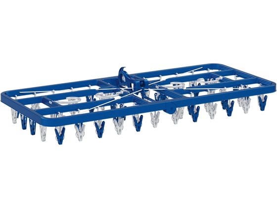 東和産業 LST サイドフック付き角ハンガー ピンチ60個付 #24850 1個(ご注文単位1個)【直送品】