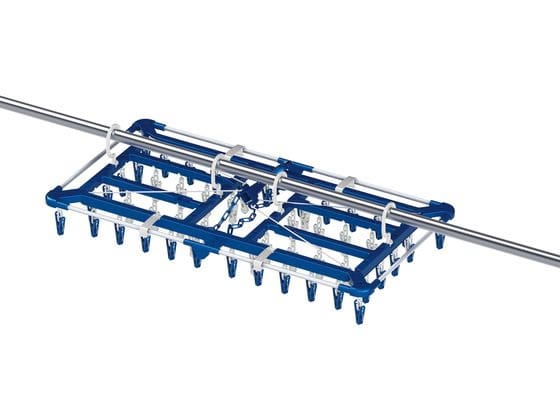 東和産業 LST タオルで隠し干しハンガー ピンチ52個付 #24853 1個(ご注文単位1個)【直送品】