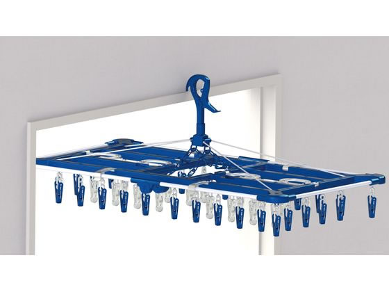 東和産業 LST タオルで隠し干しハンガー ピンチ52個付 #24853 1個(ご注文単位1個)【直送品】