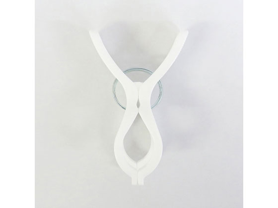 東和産業 MS ダブルバネ ワイド竿ピンチ 6個 1袋(ご注文単位1袋)【直送品】