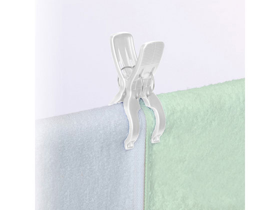 東和産業 MS ダブルバネ ワイド竿ピンチ 6個 1袋(ご注文単位1袋)【直送品】