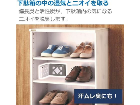 エステー 備長炭ドライペット 下駄箱用 1パック(ご注文単位1パック)【直送品】