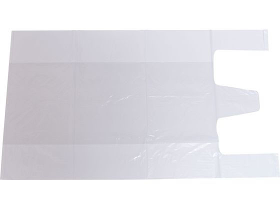 LD取っ手付ゴミ袋 乳白 45L 20枚入 TGM-3 1袋(ご注文単位1袋)【直送品】