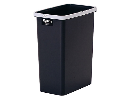 サンコープラスチック ルンバ角型 ブラック(BK) 1個（ご注文単位1個)【直送品】