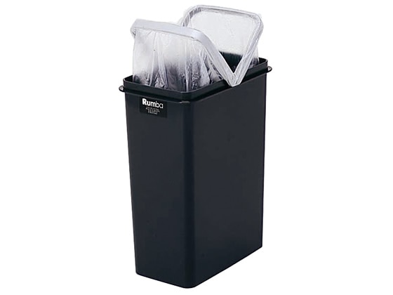 サンコープラスチック ルンバ角型 ブラック(BK) 1個(ご注文単位1個)【直送品】