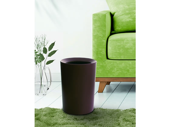 アスベル ダストボックス ルクレールCV 丸型 ブラウン 6211 1個(ご注文単位1個)【直送品】