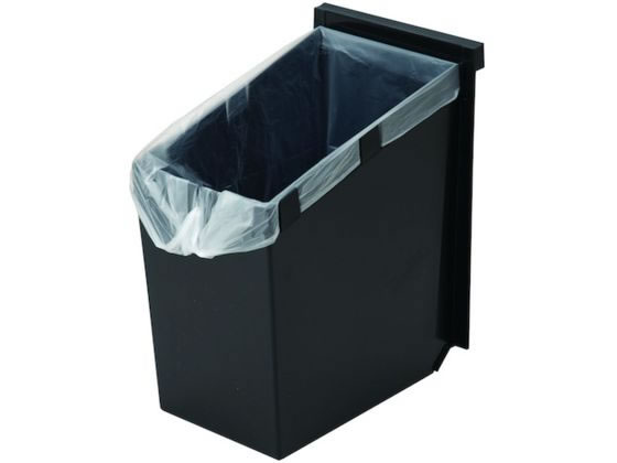 新輝合成 トンボ ユニード 多段スリムペール2段 ブラック 1個(ご注文単位1個)【直送品】