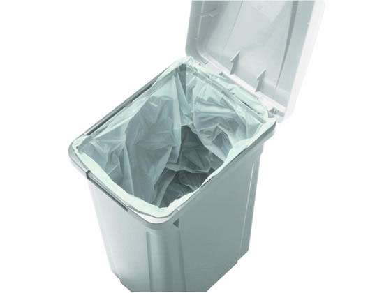 アスベル SPハンドル付 ダストボックス 45 ホワイト 1個（ご注文単位1個)【直送品】