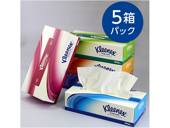 クレシア クリネックスティッシュ 180組 5個パック 40442 1パック（ご