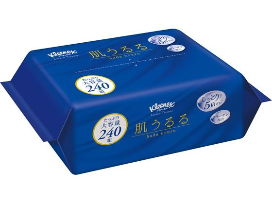 クレシア クリネックスティシュー ローション 肌うるる ソフトパック 240組 1個(ご注文単位1個)【直送品】