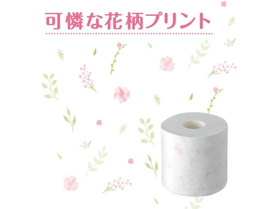 クレシア クリネックス システィ 4ロール ダブル ハピネス ピンク 1パック（ご注文単位1パック)【直送品】