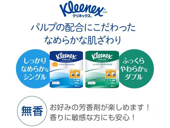 クレシア クリネックス コンパクト シングル 82.5m 8ロール 1パック(ご注文単位1パック)【直送品】