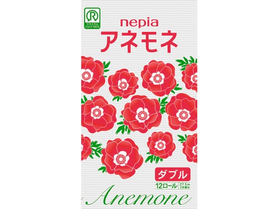 王子ネピア アネモネ 27.5m ダブル 12ロール 1個（ご注文単位1個)【直送品】