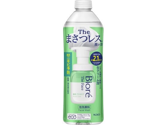 KAO ビオレ ザ・フェイス 泡洗顔料 アクネケア つめかえ用 340ml 1本(ご注文単位1本)【直送品】