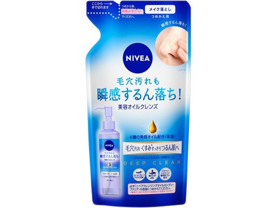 KAO ニベア クレンジングオイル ディープクリア つめかえ用 170ml 1個(ご注文単位1個)【直送品】