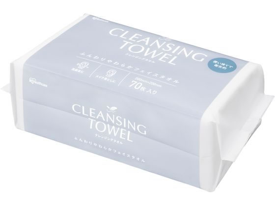 アイリスオーヤマ クレンジングタオル BOXタイプ TSC-70B 1個(ご注文単位1個)【直送品】
