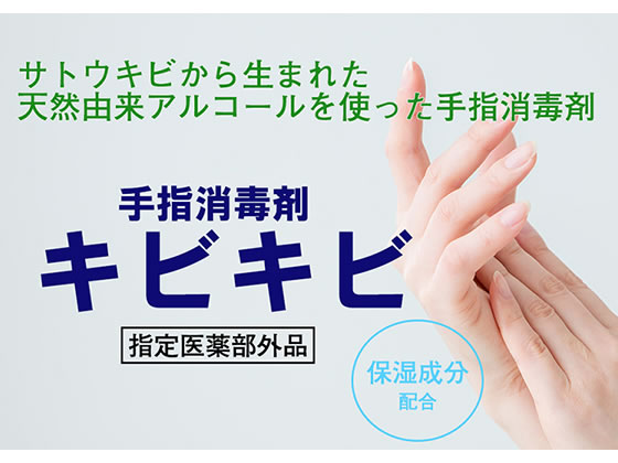 日本アルコール産業 手指消毒剤キビキビ 1L(ポンプ付き) 1本(ご注文単位1本)【直送品】