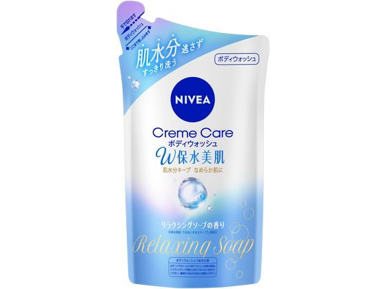 KAO ニベアクリームケアボディウォッシュ W保水美肌 ソープの香り 詰替 1個(ご注文単位1個)【直送品】