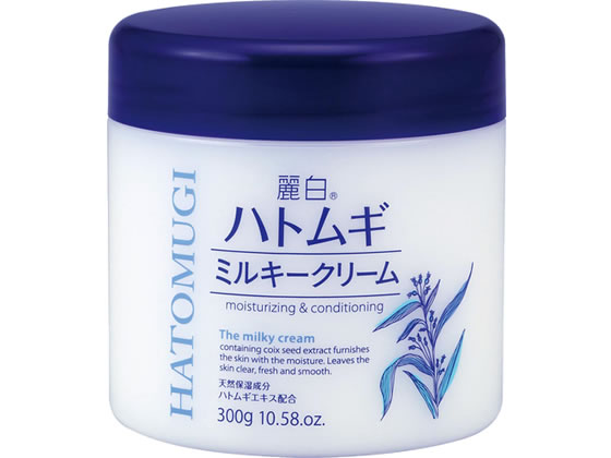 熊野油脂 麗白 ハトムギ ミルキークリーム 300g 1個（ご注文単位1個)【直送品】