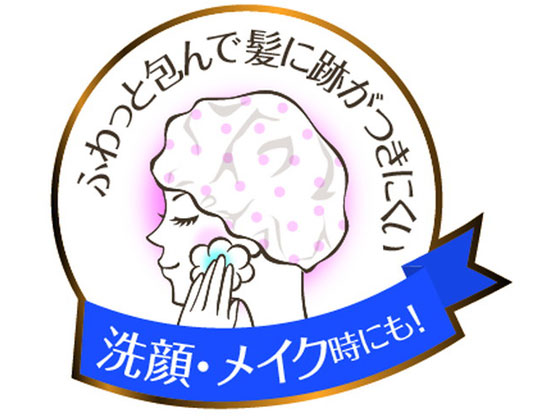 東和産業 SPA シャワーキャップ 水玉 1個(ご注文単位1個)【直送品】