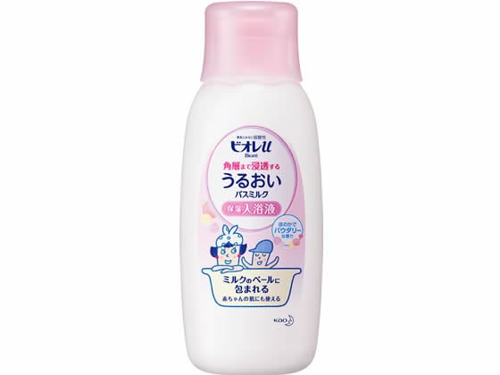 KAO ビオレu 角層まで浸透するうるおいバスミルク パウダリー 1本(ご注文単位1本)【直送品】