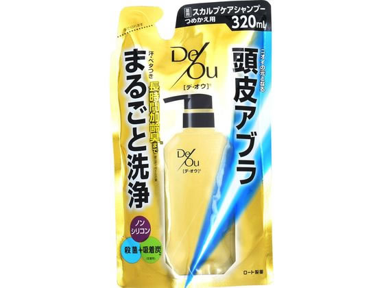 ロート製薬 デ・オウ 薬用スカルプケアシャンプー つめかえ用 320ml 1個（ご注文単位1個)【直送品】