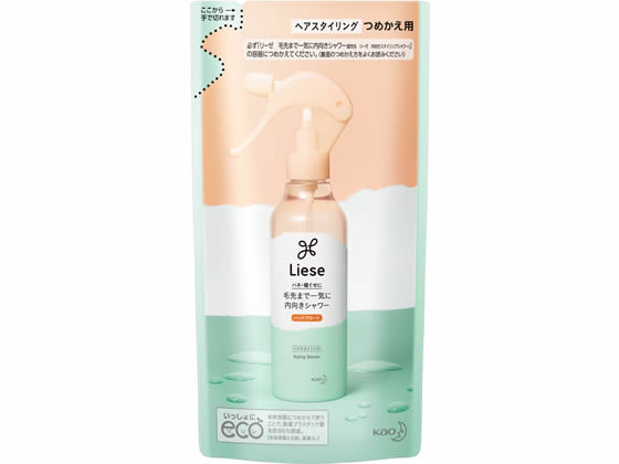 KAO リーゼ 毛先まで一気に内向きシャワー つめかえ用 180ml 1パック(ご注文単位1パック)【直送品】