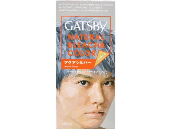 マンダム ギャツビー ナチュラルブリーチカラー アクアシルバー 1個(ご注文単位1個)【直送品】