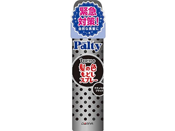 ダリヤ パルティ ターンカラースプレー ナチュラルブラック 1個(ご注文単位1個)【直送品】