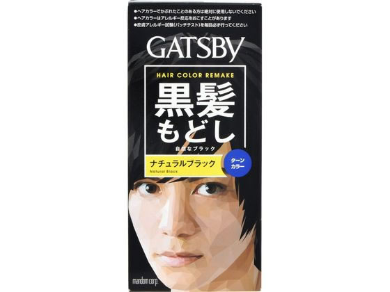 マンダム ギャツビー ターンカラー ナチュラルブラック 1個(ご注文単位1個)【直送品】