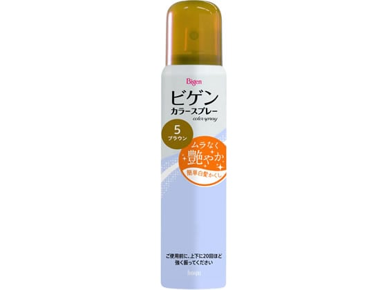 ホーユー ビゲン カラースプレー 5 深い栗色 82g(125ml) 1本(ご注文単位1本)【直送品】