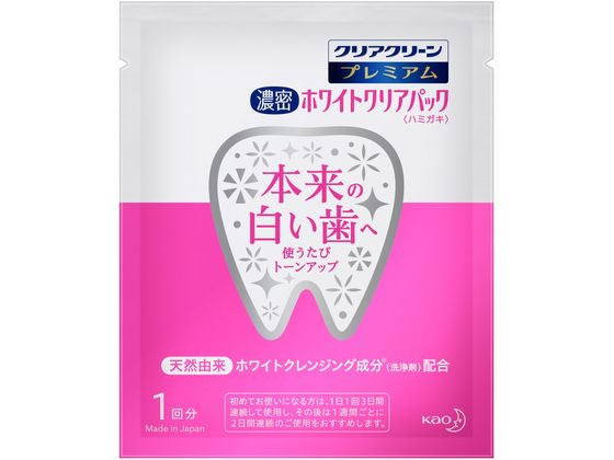KAO クリアクリーン プレミアム ホワイトクリアパックハミガキ 7回分 1個(ご注文単位1個)【直送品】