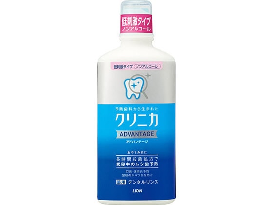 ライオン クリニカアドバンテージデンタルリンス 低刺激タイプ 450ml 1本(ご注文単位1本)【直送品】